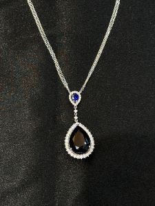 Necklace with Sapphire